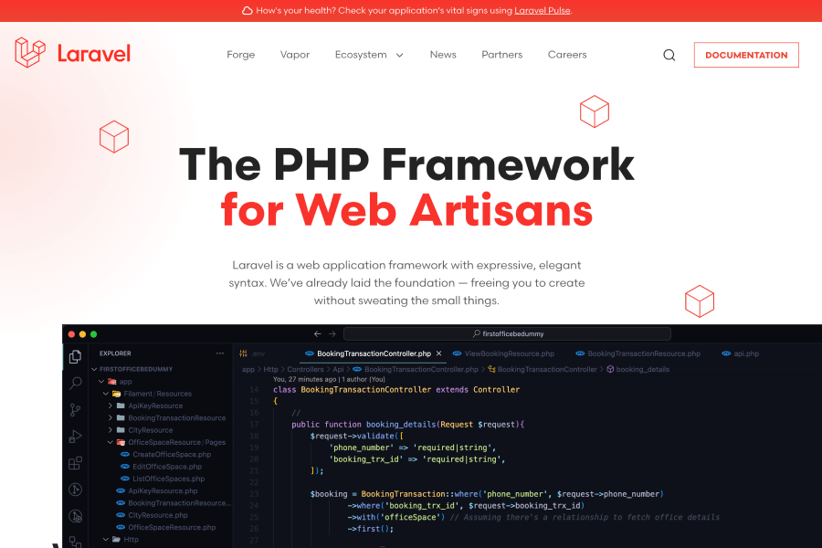 Kelas Beberapa Fitur Canggih Website Dibuat dengan Framework Laravel di BuildWithAngga